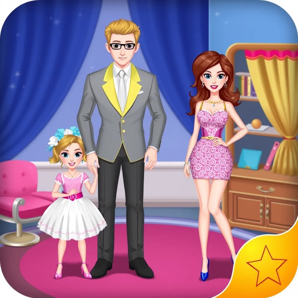 Superstar Family Dress Up Games for Fashion