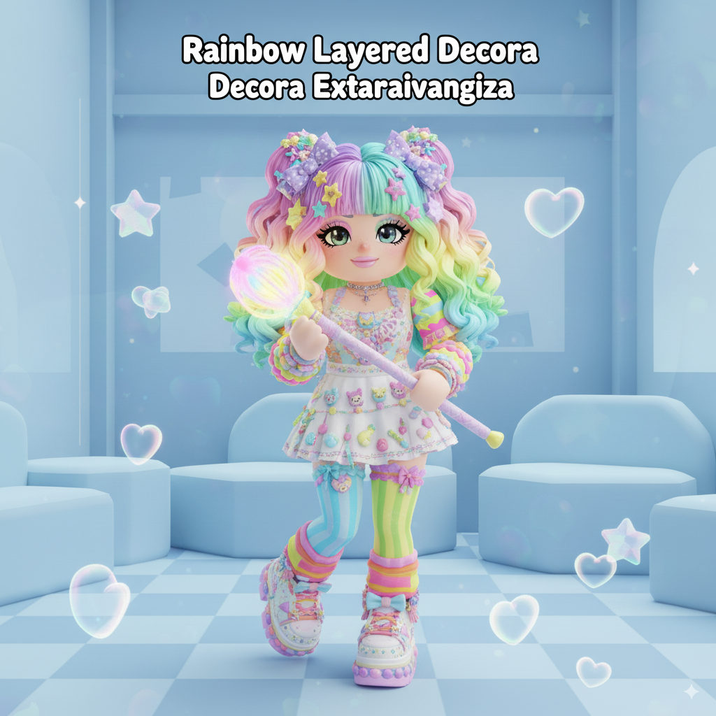 Rainbow Layered Decora Extravaganza