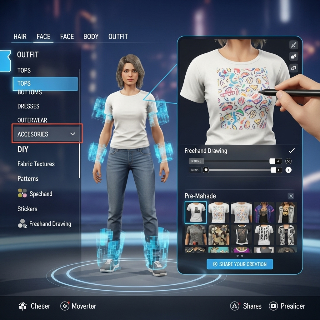 DIY Fashion Creating Unique Outfits in Games