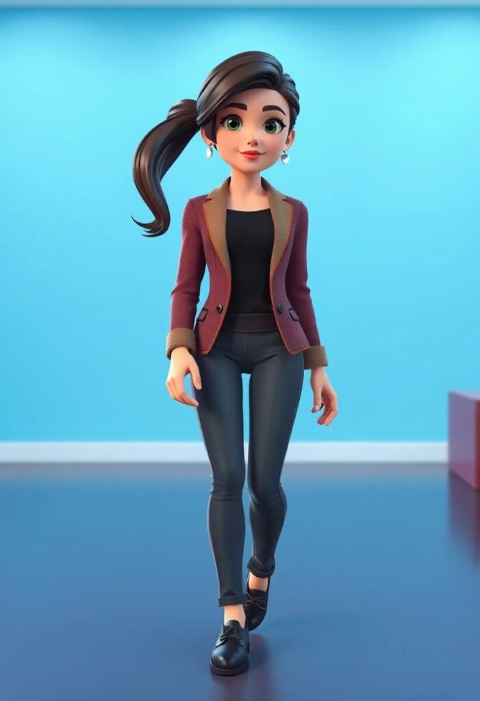 Statement Blazer with Simple Bottoms