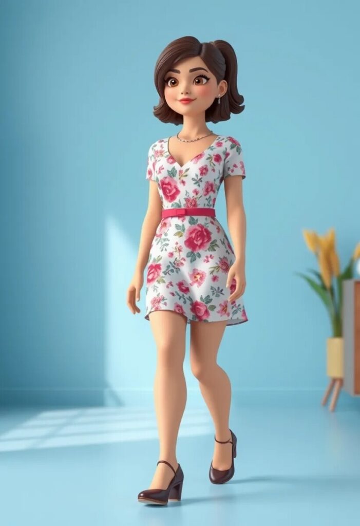 The Feminine Floral Dress Option