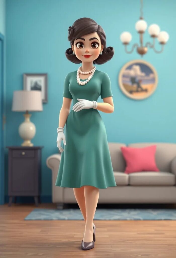 50s Housewife Elegance
