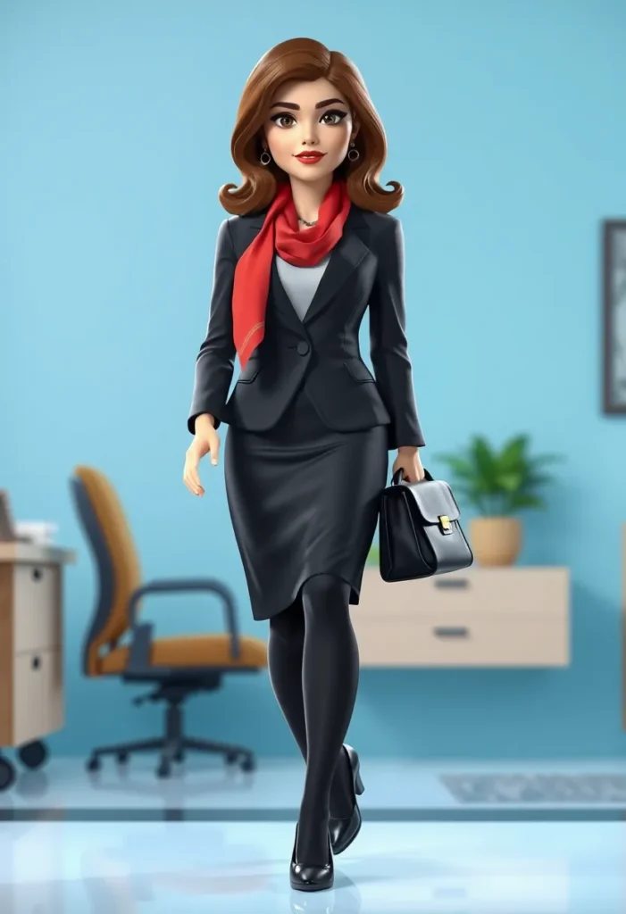 Modern Telenovela Office Chic