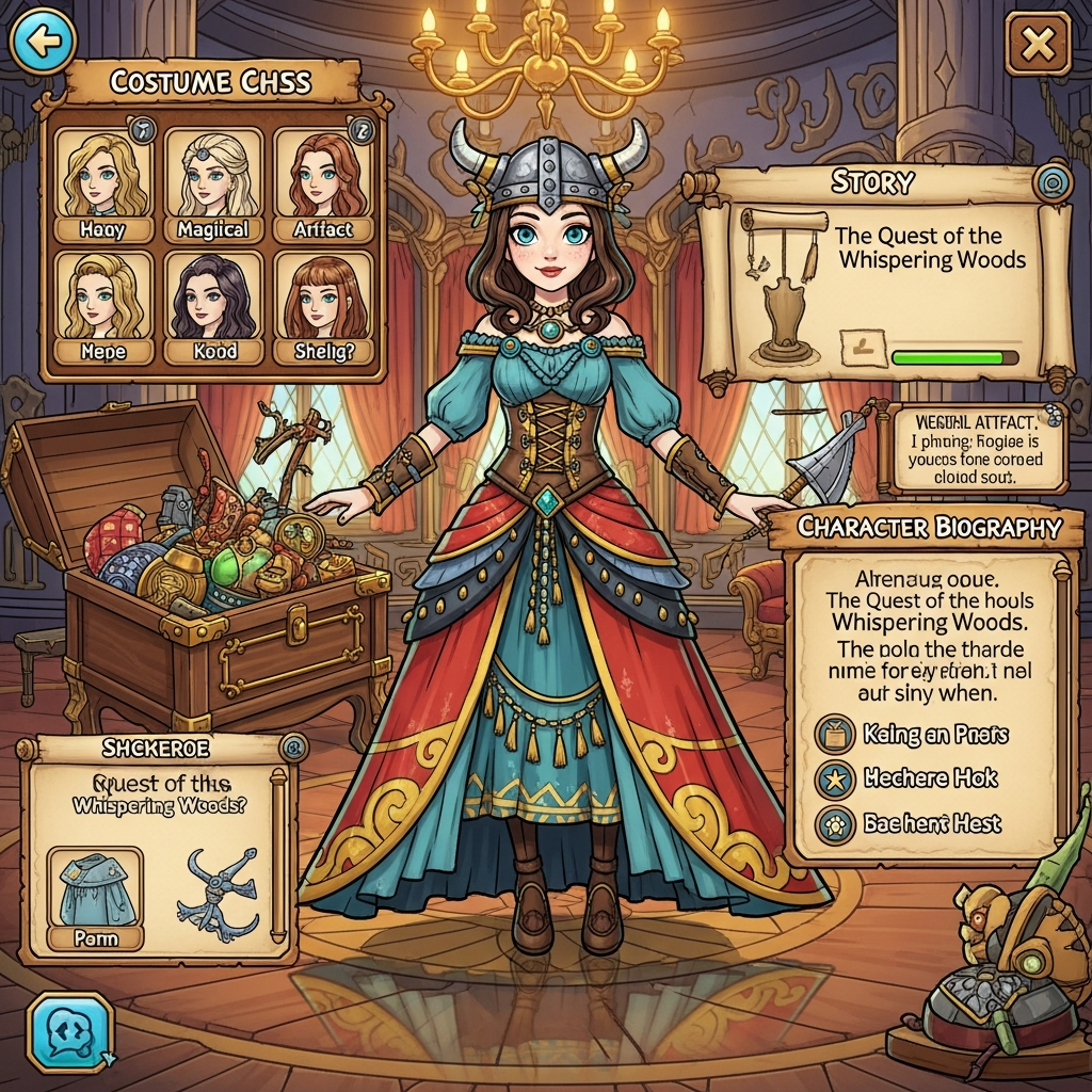 Storytelling Elements in Dress-Up Games Where Fashion Meets Narrative