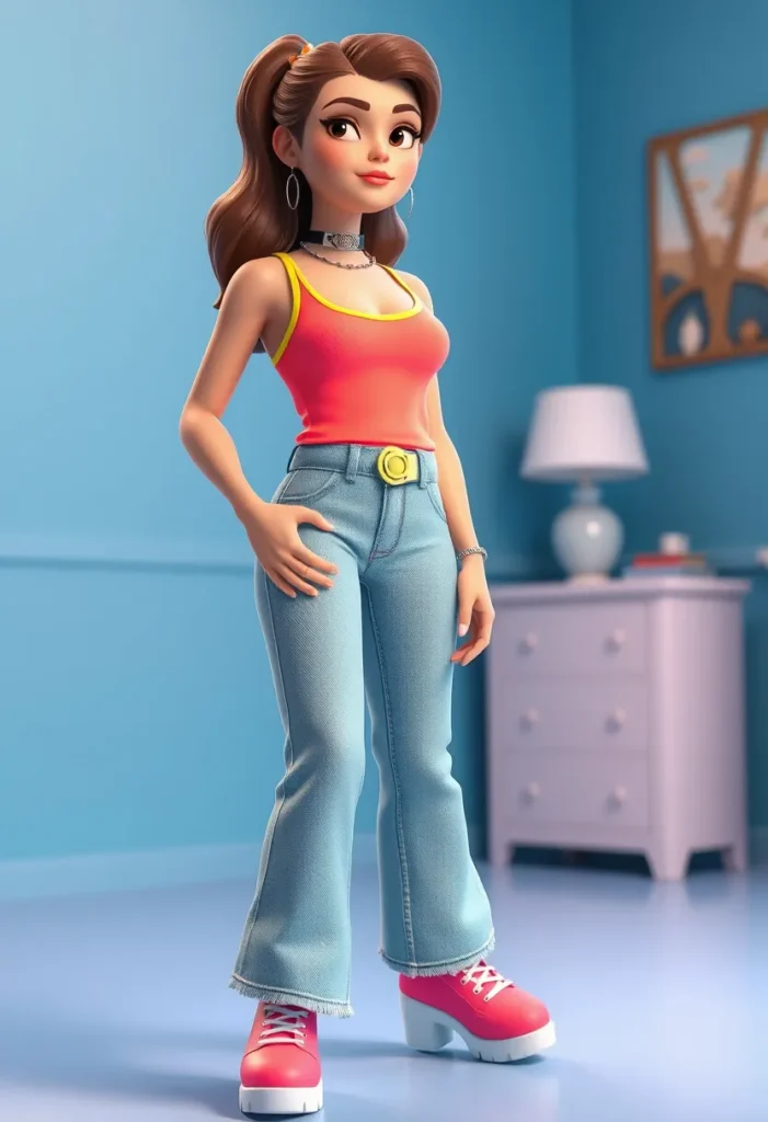 90s Party Spice Retro Neon Vibes