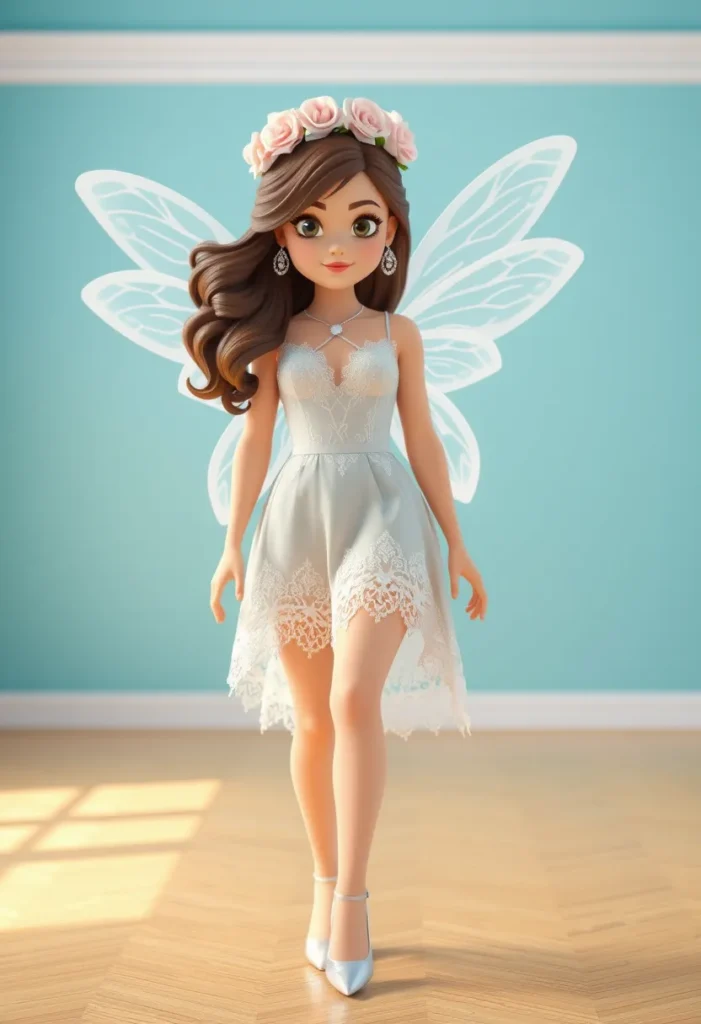 Ethereal Lace Fairy Ensemble