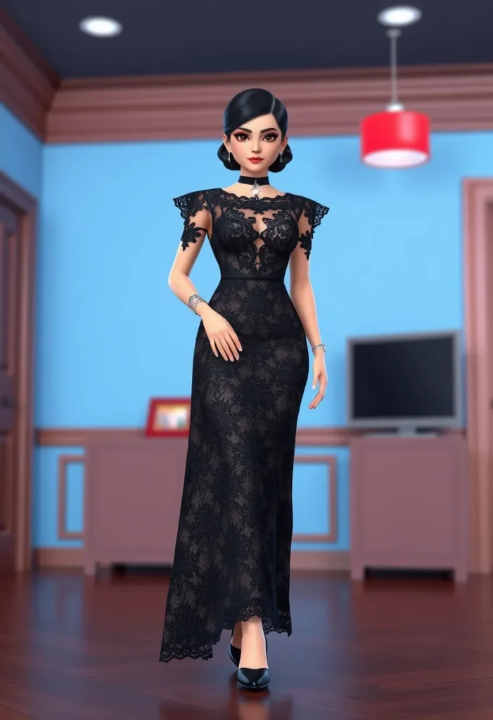 Gothic Lace Diva Ensemble