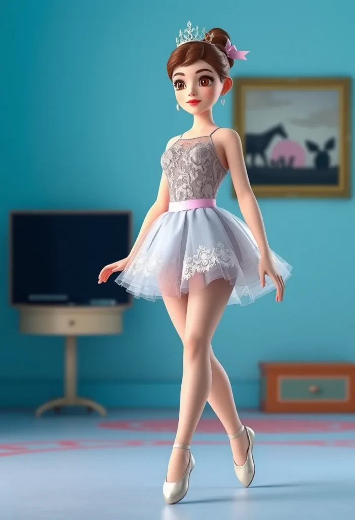 Lace Ballerina Graceful Look