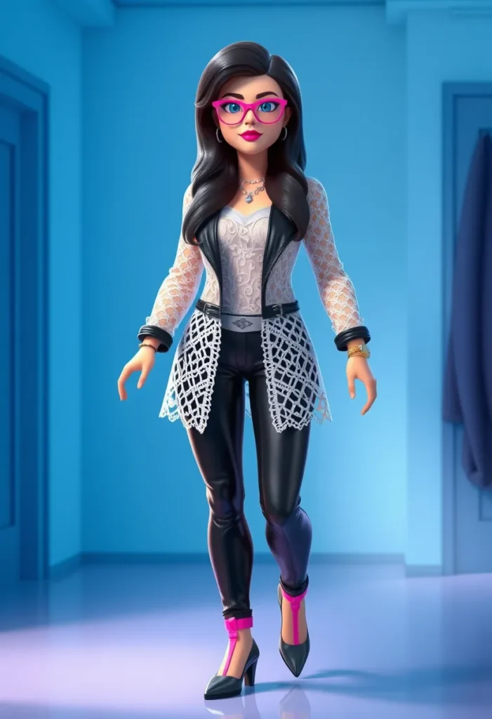 Lace-Covered Rockstar Edge