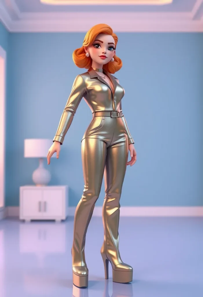 Platform Diva Metallic Statement