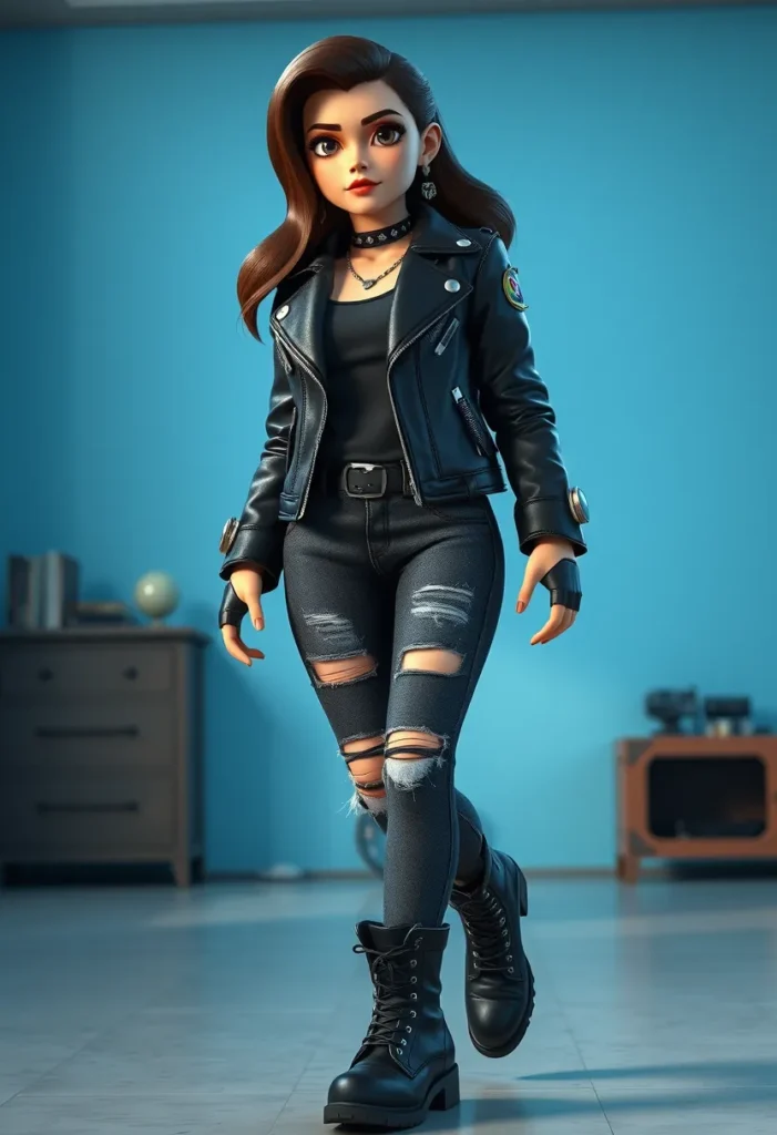 Post-Apocalyptic Punk Look: Rebellion in Ruins