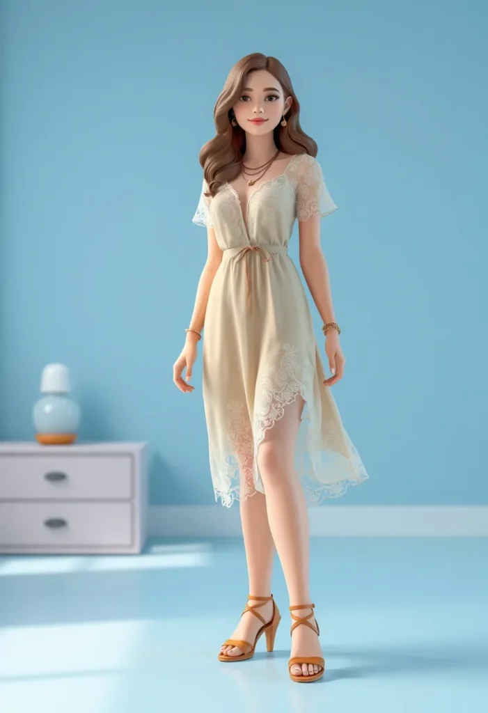 Bohemian Lace Flowing Style